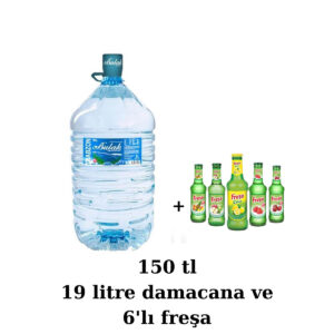 19Litre Damacana ve 6'lı Freşa
